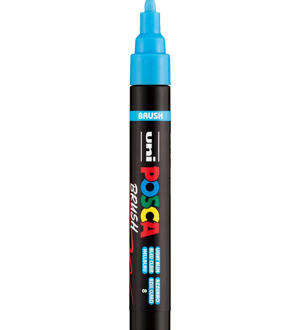 Posca Tuscher Og Farver|Kreativ Leg*Tusch - PC-5BR - Lyseblå