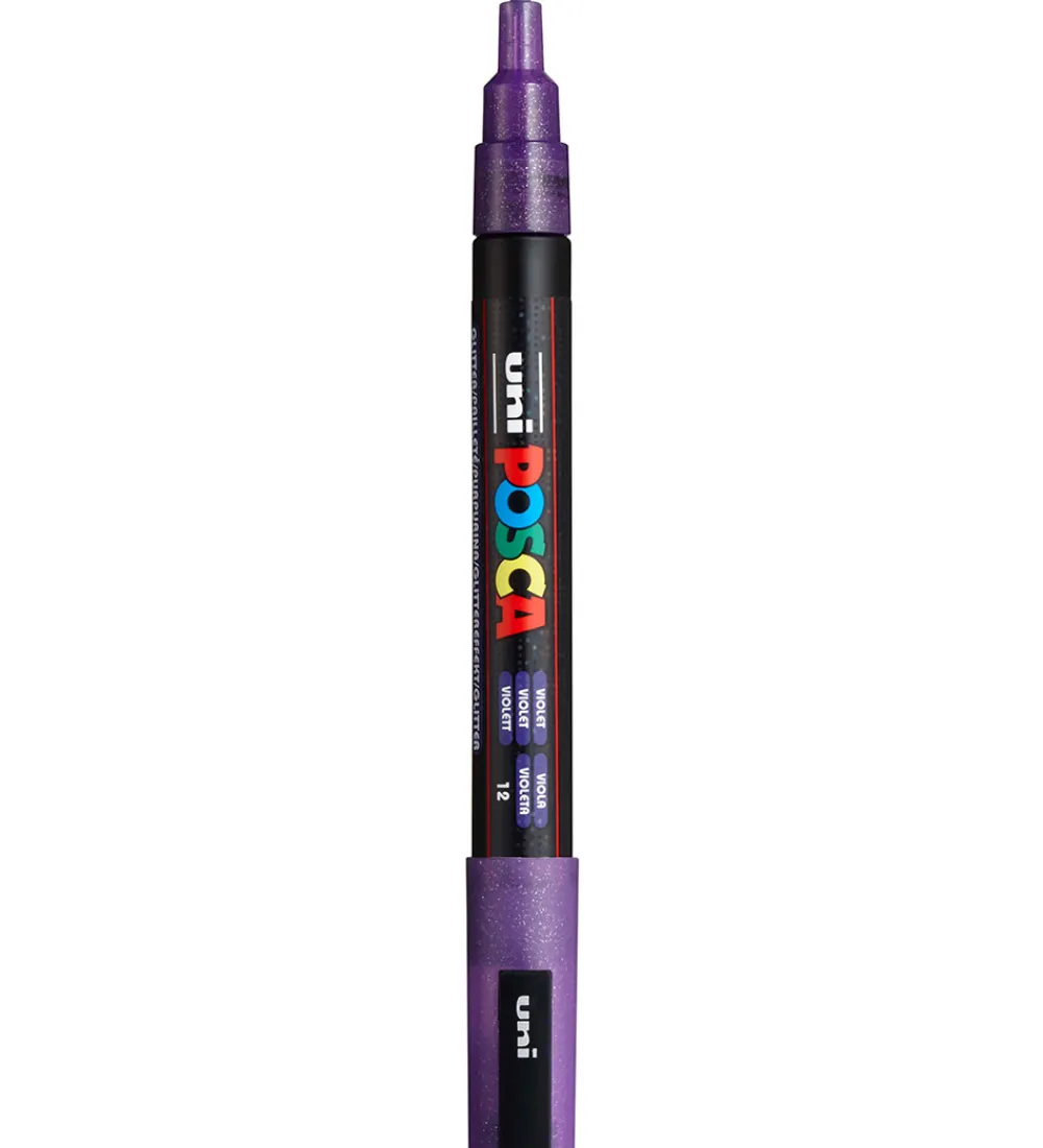 Posca Tuscher Og Farver*Tuscher - PC-3M - 8 stk. - Multifarvet m. Glimmer