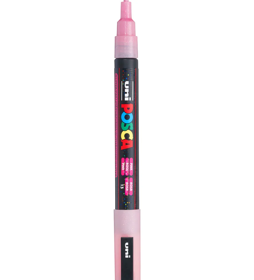 Posca Tuscher Og Farver*Tuscher - PC-3M - 8 stk. - Multifarvet m. Glimmer