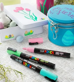 Posca Tuscher Og Farver*Tuscher - PC-3M - 4 stk. - Afdæmpede farver