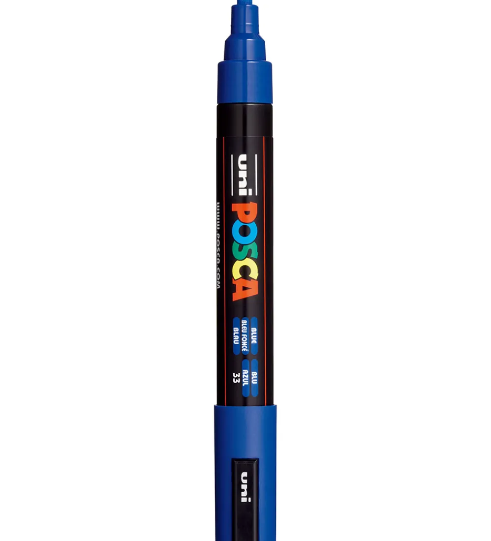 Tuscher Og Farver-Posca Tuscher - PC-5M - 4 stk. - Rød/Gul/Blå/Sort