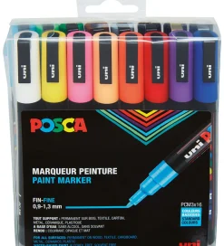 Tuscher Og Farver-Posca Tuscher - PC-3M - 16 stk. - Multifarvet