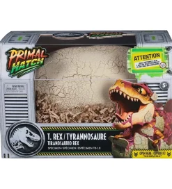 Figurer-Jurassic World Primal Hatch Legetøj - Interactive Hatching Dino
