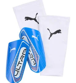 Puma Benskinner|Fodbold*Benskinner - Ultra Light Sleeve - Ultra Blue/ White/Glo