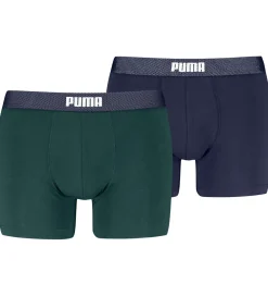 Undertøj-Puma Boxershorts - 2-pak - Grøn/Navy