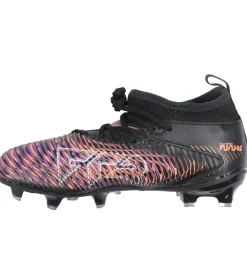 Fodboldstøvler - Kunst (Ag)|Fodboldstøvler - Græs (Fg)-Puma Fodboldstøvler - Future 8 Match FG/AG Jr - Sort/Hvid/Glowin