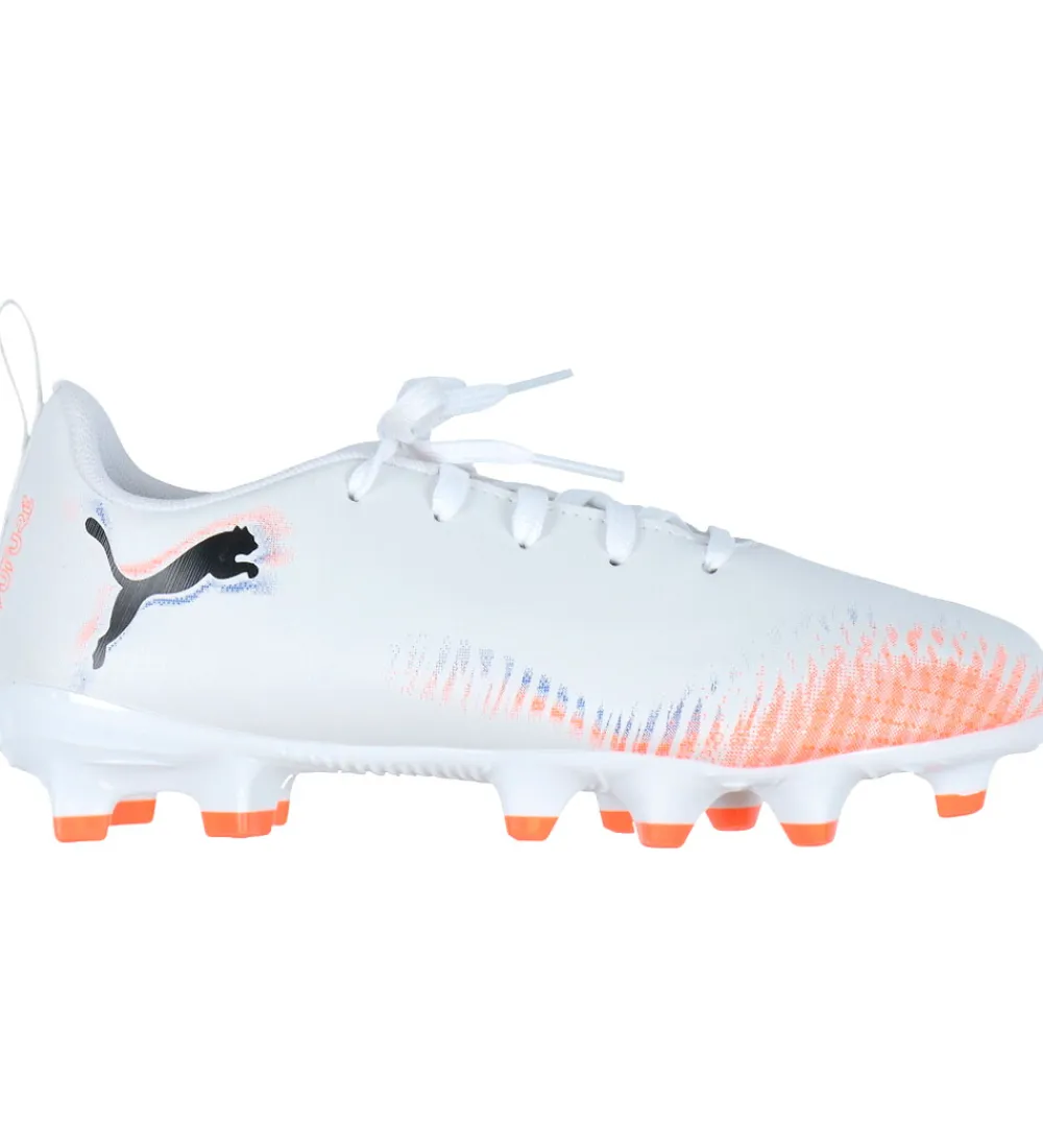 Fodboldstøvler - Kunst (Ag)|Fodboldstøvler - Græs (Fg)-Puma Fodboldstøvler - Future 8 Play FG/AG - White/ Black/Gow