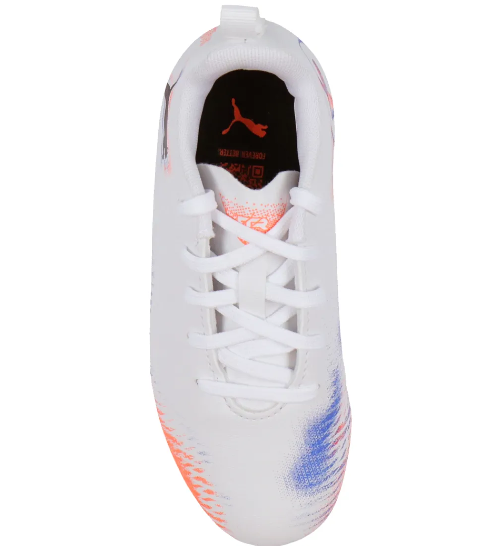 Puma Fodboldstøvler - Kunst (Ag)|Fodboldstøvler - Græs (Fg)*Fodboldstøvler - Future 8 Play MG Jr - Hvid/ Sort/Glowi