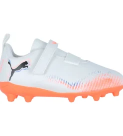 Fodboldstøvler - Kunst (Ag)|Fodboldstøvler - Græs (Fg)-Puma Fodboldstøvler - Future 8 Play V FG/AG RB - White/ Blac