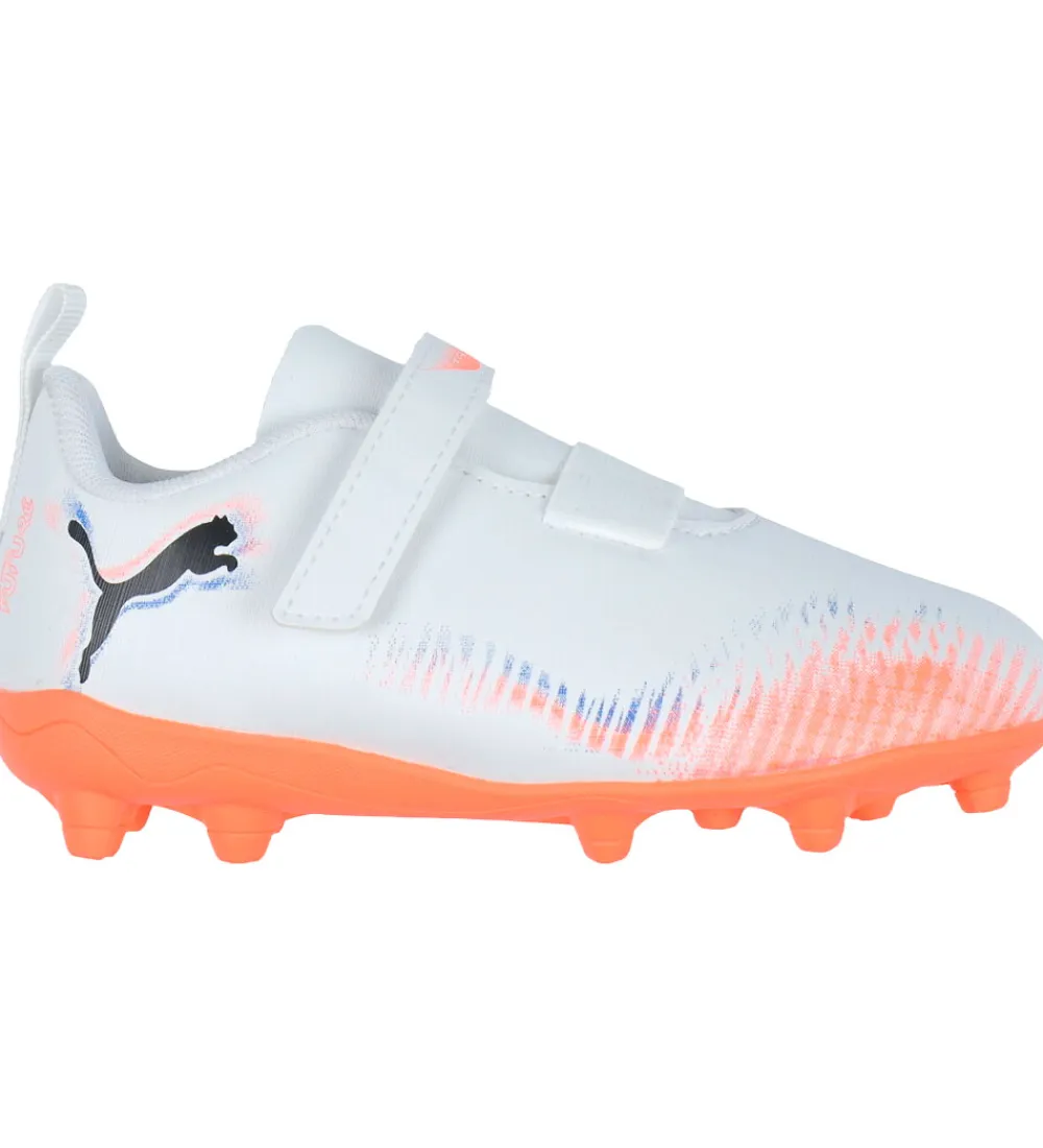 Fodboldstøvler - Kunst (Ag)|Fodboldstøvler - Græs (Fg)-Puma Fodboldstøvler - Future 8 Play V FG/AG RB - White/ Blac