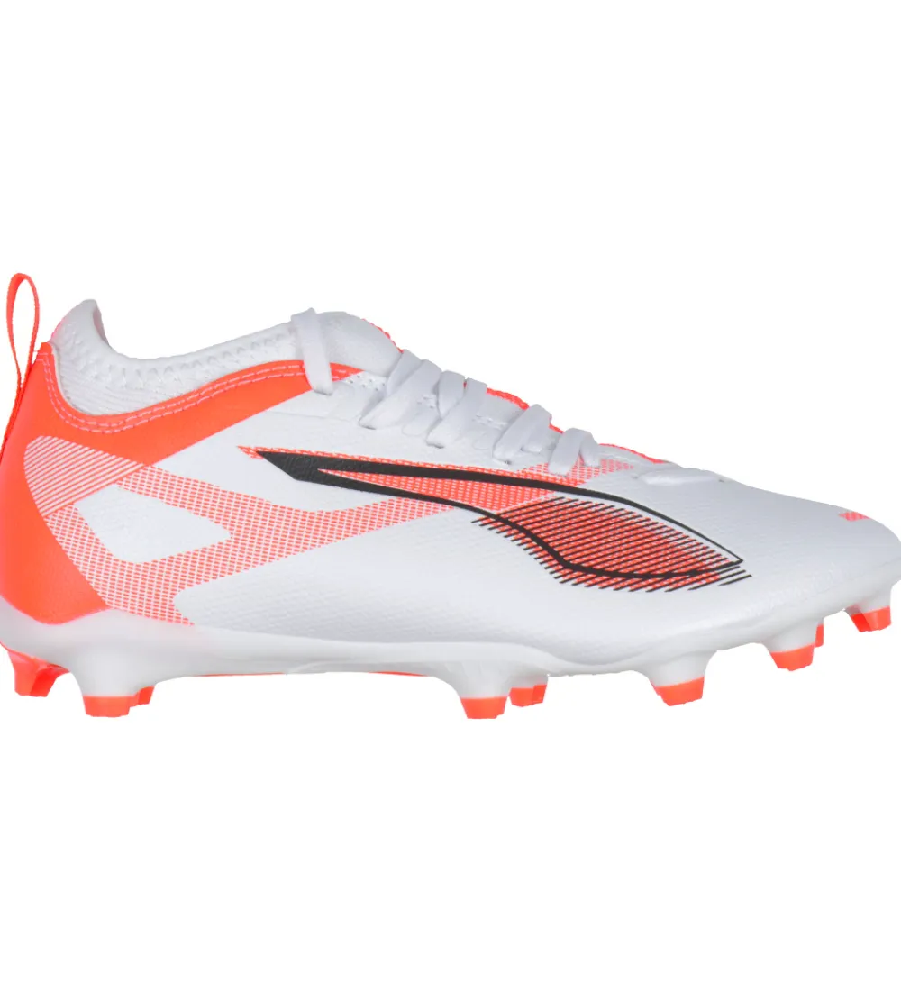 Puma Fodboldstøvler - Kunst (Ag)|Fodboldstøvler - Græs (Fg)*Fodboldstøvler - Ultra 5 Match FG/AG Jr - Hvid/Sort/Glowing