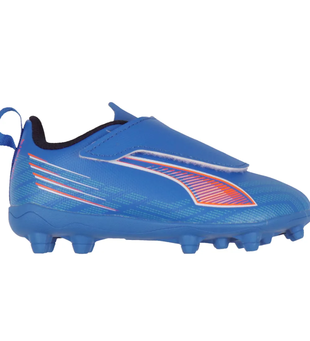 Fodboldstøvler - Kunst (Ag)|Fodboldstøvler - Græs (Fg)-Puma Fodboldstøvler - Ultra 6 Play V FG/AG RB Jr - Ultra Blue/Wh