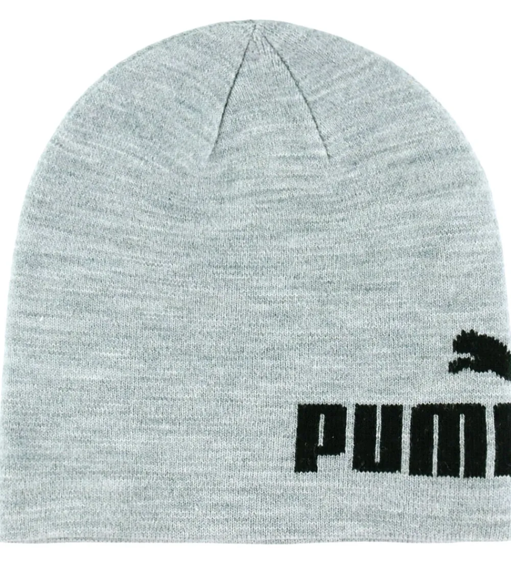 Huer Og Hatte-Puma Hue - Strik - Ess Mid Crown - Light Gray Heather/ Black