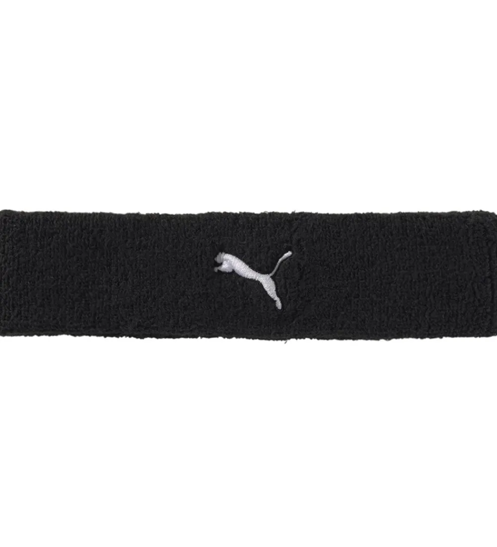 Hårbånd-Puma Svedbånd - Frotté - Sort