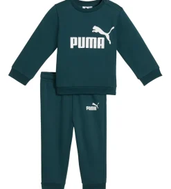 Puma Træningssæt|Træning Og Gymnastik*Sweatsæt - Minicats - Green Terrain m. Hvid