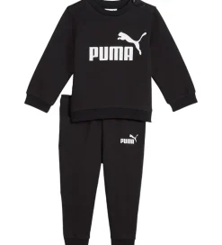 Træningssæt-Puma Sweatsæt - Minicats Ess Crew - Sort
