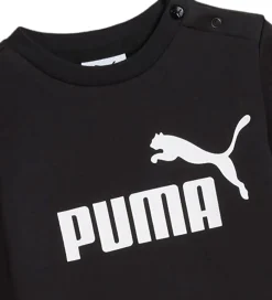 Træningssæt-Puma Sweatsæt - Minicats Ess Crew - Sort