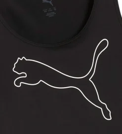 T-Shirts Og Toppe-Puma Træningstop - Tad Ass Cat Logo - Sort