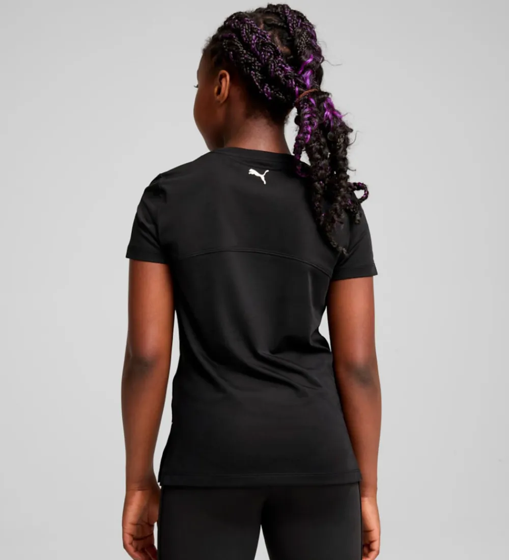 Puma T-Shirts Og Toppe*T-shirt - Fit Tee - Sort