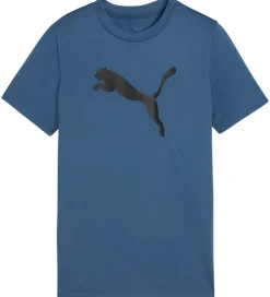 Puma T-Shirts Og Toppe|Træning Og Gymnastik*T-shirt - Tad - Dark Indigo m. Logo