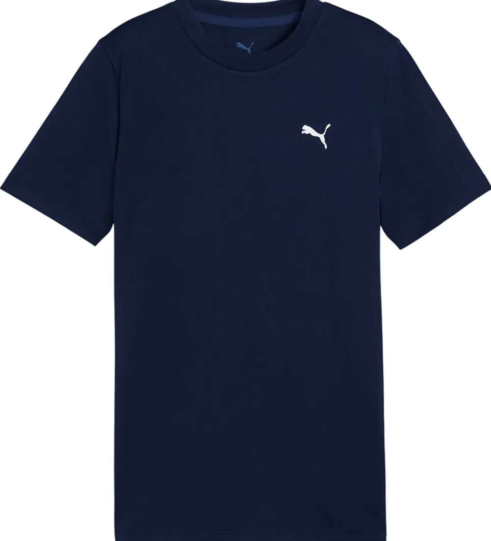 T-Shirts Og Toppe|Træning Og Gymnastik-Puma T-shirt - Tad - New Navy