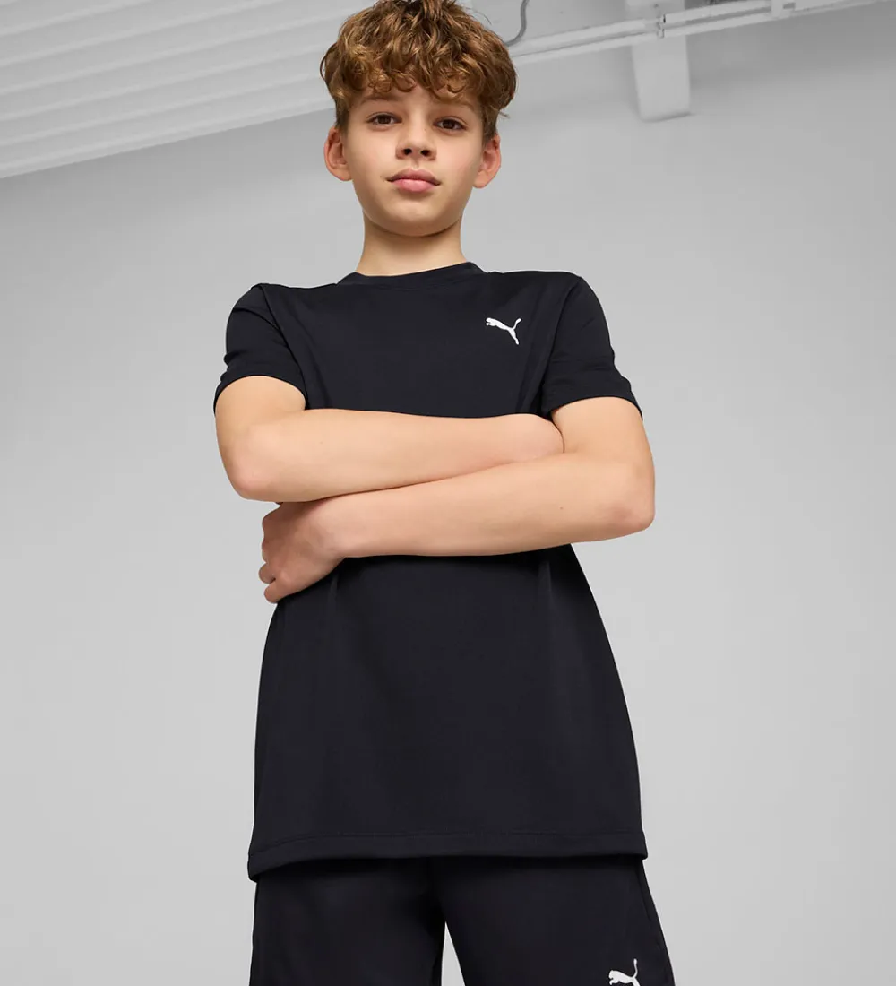 T-Shirts Og Toppe|Træning Og Gymnastik-Puma T-shirt - Tad - New Navy