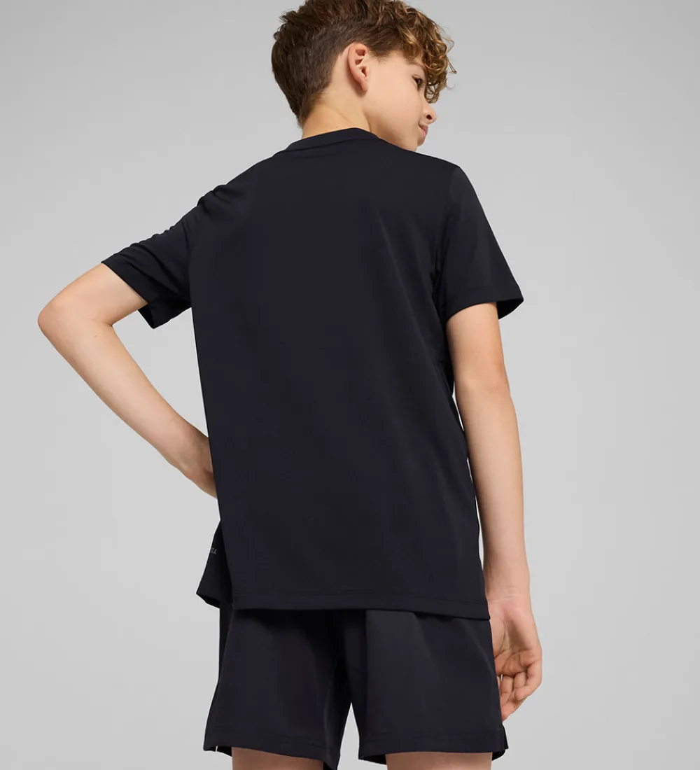 T-Shirts Og Toppe|Træning Og Gymnastik-Puma T-shirt - Tad - New Navy