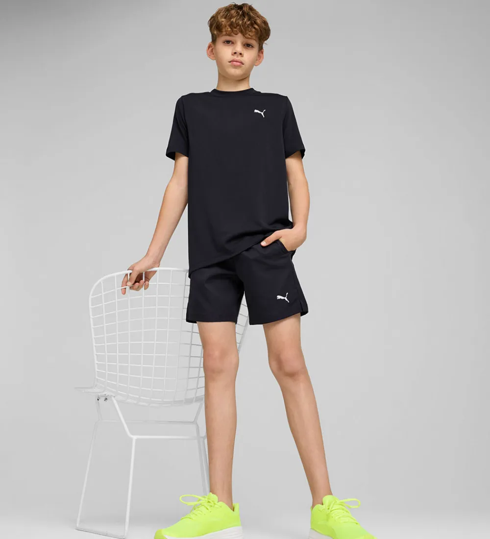 T-Shirts Og Toppe|Træning Og Gymnastik-Puma T-shirt - Tad - New Navy