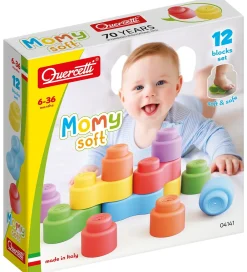Quercetti Konstruktionslegetøj|Byg Og Klodser*Byggeklodser - 12 stk. - Momy Soft - 04141
