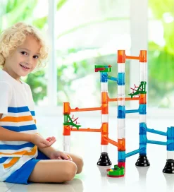 Quercetti Kuglebaner*Kuglebane - Migoga Marble Run Transparent - 45 Dele -