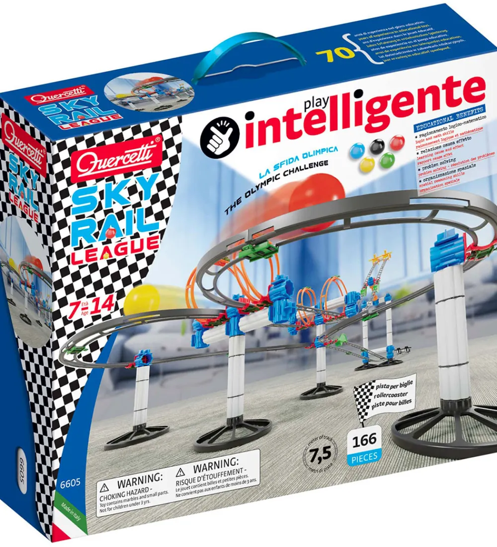 Quercetti Kuglebaner*Kuglebane - Skyrail League - 166 Dele - 6605