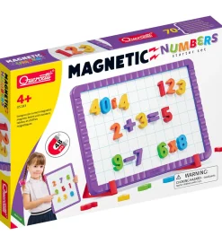 Magnetlegetøj-Quercetti Magnetisk Tavle - Tal Startsæt - 48 Dele - 05183