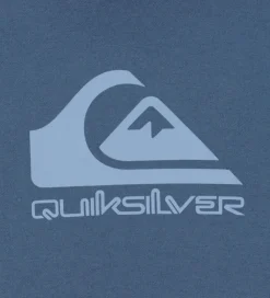 Hættetrøjer-Quiksilver Hættetrøje - Comp Logo - China Blue