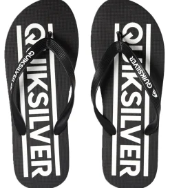 Quiksilver Klipklappere*Klipklapper - Java Wordmark - Sort/Hvid