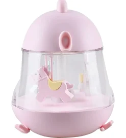 Natlamper-Rabbit & Friends Lampe - 16x13 cm - Karrusel m. Musik - Rosa