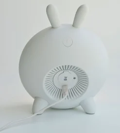 Rabbit & Friends Natlamper|Lamper*Vækkeur m. Lys - Wake Up - 20x15x6 cm - Hvid