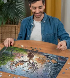Puslespil-Ravensburger Puslespil - 1000 Brikker - Magical Deer
