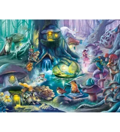 Puslespil-Ravensburger Puslespil - 150 Brikker - Magical Forest