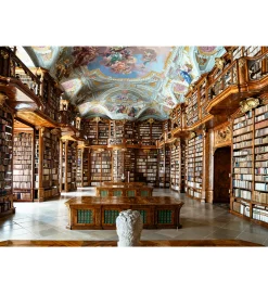 Puslespil-Ravensburger Puslespil - 1000 Brikker - Library at St. Florian M