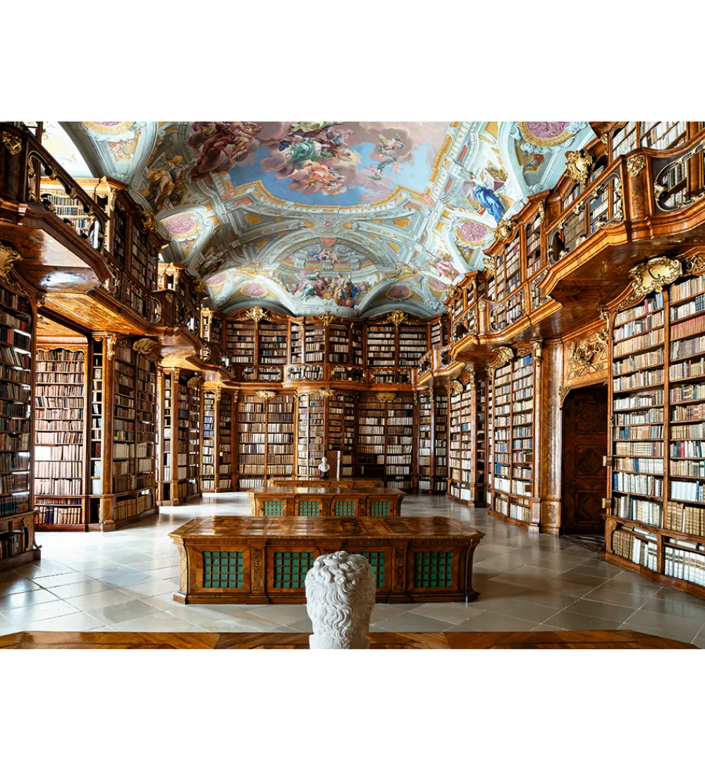 Puslespil-Ravensburger Puslespil - 1000 Brikker - Library at St. Florian M