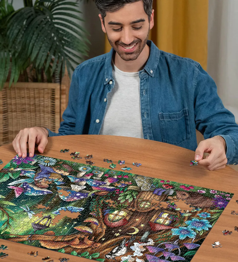 Puslespil-Ravensburger Puslespil - 1000 Brikker - In The Magical Forest