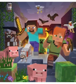 Puslespil-Ravensburger Puslespil - 3x49 Brikker - Minecraft