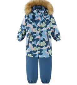 Flyverdragter-Reima Flyverdragt - Kipina - Frozen Blue m. Blomster