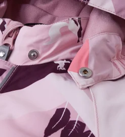 Flyverdragter-Reima Flyverdragt - Puhuri - Grey Pink m. Print