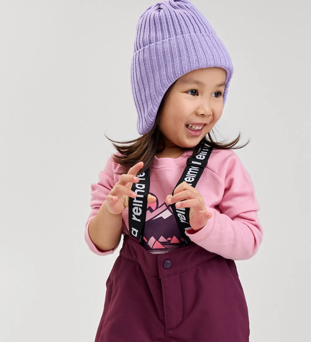 Huer Og Hatte-Reima Hue - Uld/Polyester - Rib/Strik - Mystinen - Blooming Lila