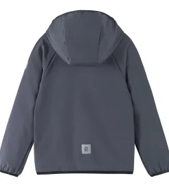 Softshell-Reima Softshelljakke m. Fleece - Mukana - Grå/Sort