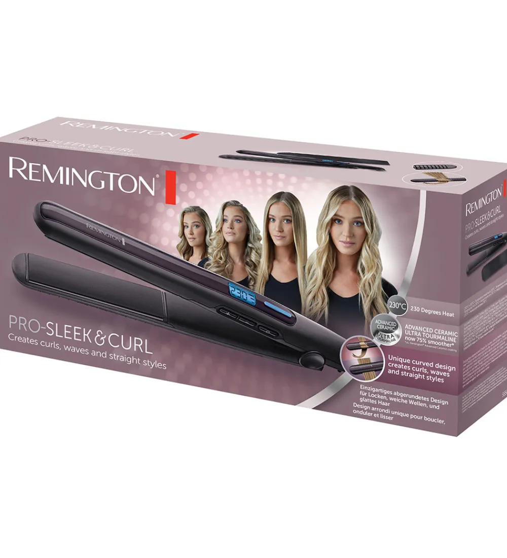 Hårstyling|Glattejern-Remington Glattejern - PRO-Sleek & Curl - S6505