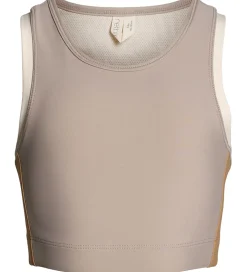 T-Shirts Og Toppe-Rethinkit Sportstop - Cropped - Thilde - Mocha