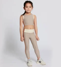 T-Shirts Og Toppe-Rethinkit Sportstop - Cropped - Thilde - Mocha