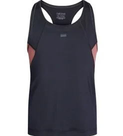 T-Shirts Og Toppe-Rethinkit Tanktop - Anais - Midnight Blue m. Gammelrosa